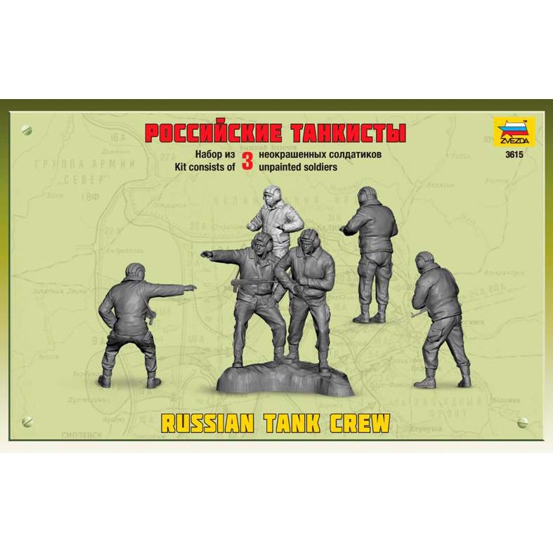 Mô hình quân sự Lính tăng Nga 1/35 Zvezda