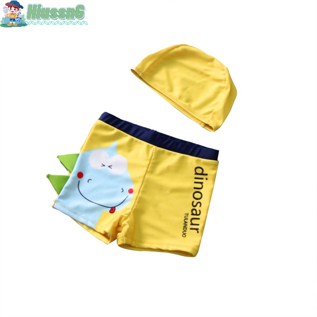 Bộ 2 Quần Bơi Polyester Họa Tiết Hoạt Hình Cho Bé Trai Từ 1-12 Tuổi