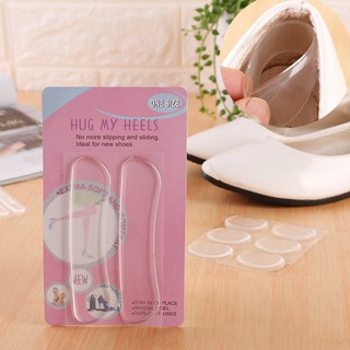 Set 2 miếng lót giầy nữ silicon, lót gót chân silicon