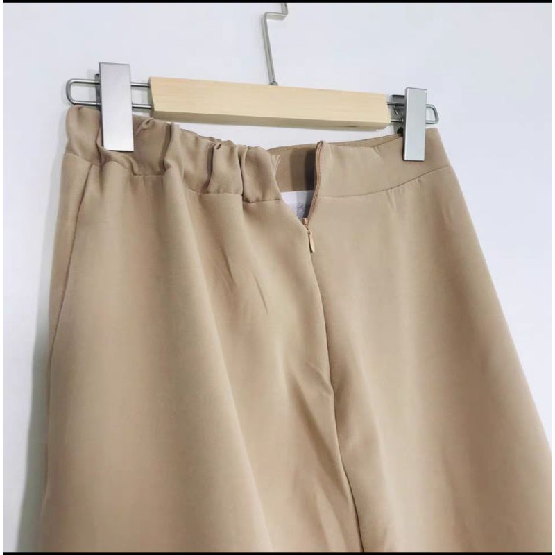 chân váy midi vintage 2lớp trơn basic ảnh thật | BigBuy360 - bigbuy360.vn