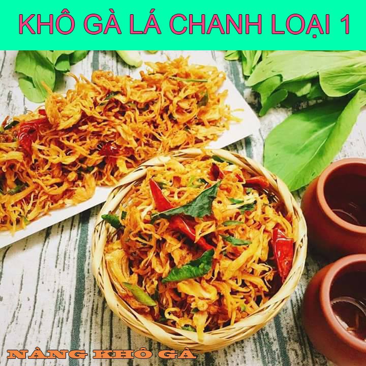 [50Gr] KHÔ GÀ LÁ CHANH ( GIÒN NGON - ĐẬM VỊ ) | ĐỒ ĂN VẶT NÀNG KHÔ