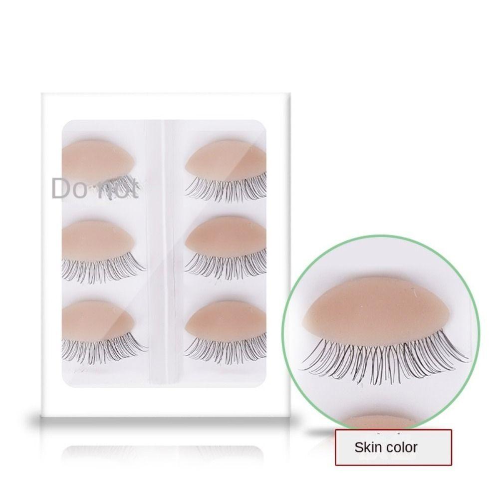 Mô Hình Kẻ Mắt 3D DARON Luyện Tập Nối Mi Giả Màu Sắc