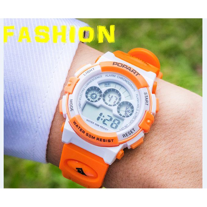Đồng hồ trẻ em PASNEW P-3 có đèn sáng ban đêm chống nước 50m dây cao su | BigBuy360 - bigbuy360.vn