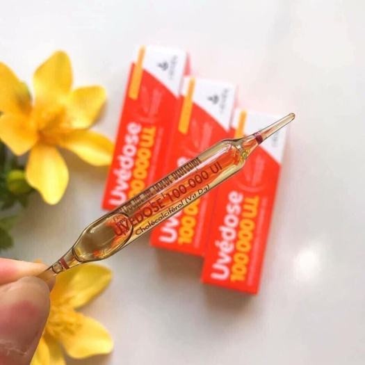 Vitamin D3 Uvedose Liều Cao 100000 UI Của Pháp Cho Bé Từ 18 Tháng