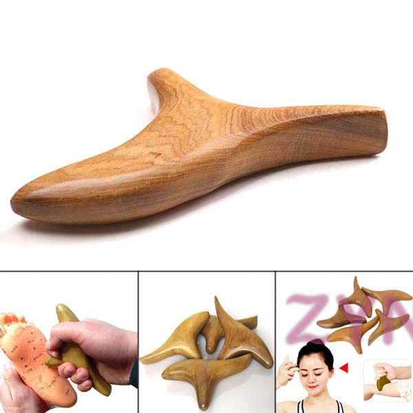 Dụng cụ mát xa cơ thể bằng gỗ tiện dụng