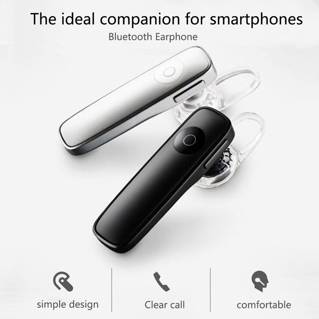 Hot Sell!Wireless Bluetooth Earphone Stereo Bass  Noise Reduction M165 Mini Earbuds Hands1-FRee Headset Universal for Phone