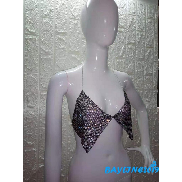 Áo hai dây Đính Đá Lấp Lánh Quyến Rũ Dành Cho Nữ