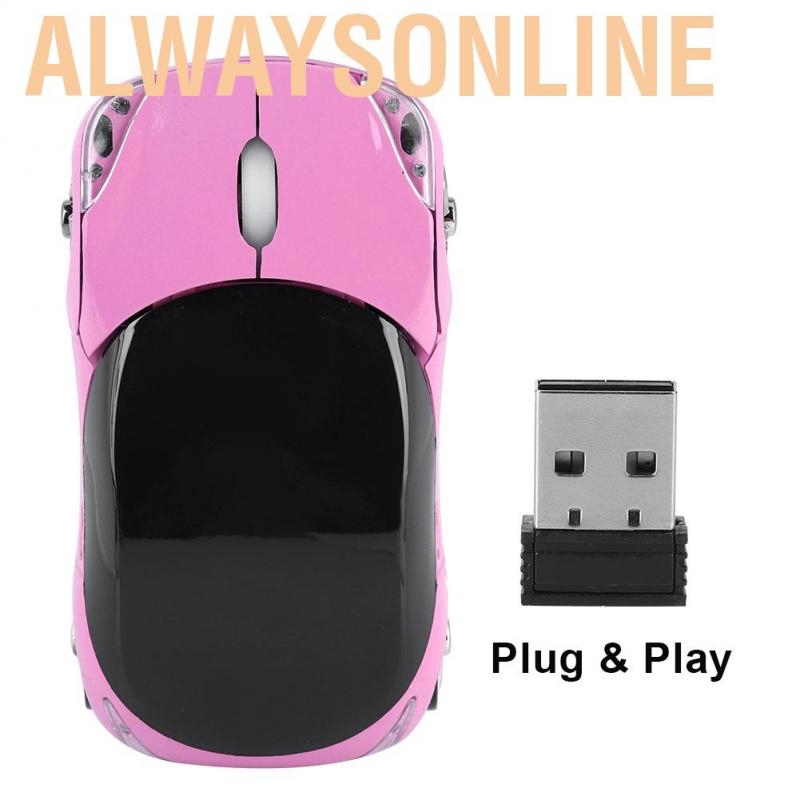 Alwaysonline Qinamei 2.4G Wireless Mouse Bluetooth Optical 1600DPI for Mac/ME/Windows PC/Tablet Gaming Office