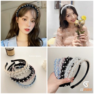 Cài tóc voan lưới đính ngọc xinh xắn