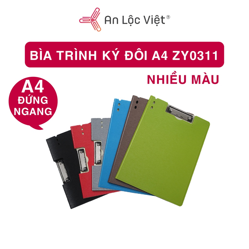 Bìa Kẹp Trình Ký Đôi A4 ZY0311 - Sang Trọng, Cao Cấp