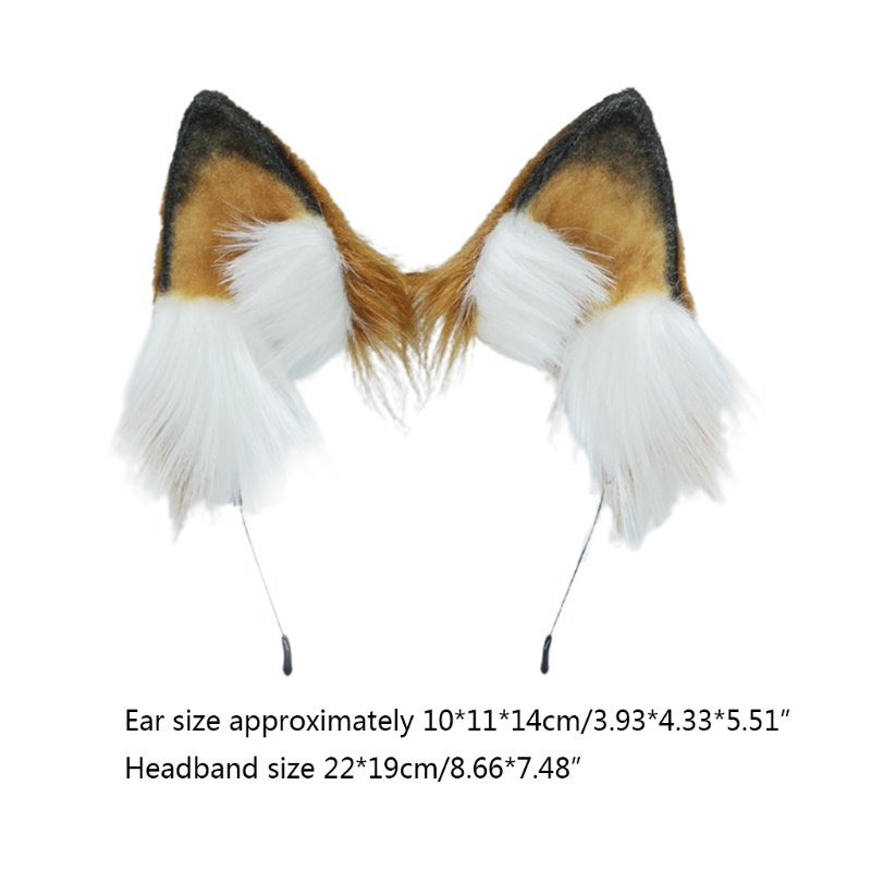 Băng Đô Tai Chó Lông Xù Hóa Trang Lolita