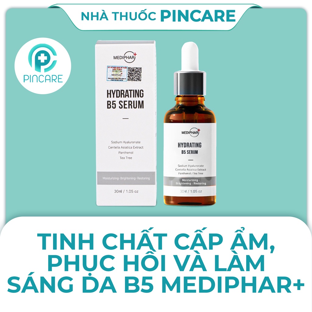 Serum B5 Mediphar 30ml cấp ẩm, phục hồi da, chống lão hóa- Hàng chính hãng - Nhà thuốc PinCare