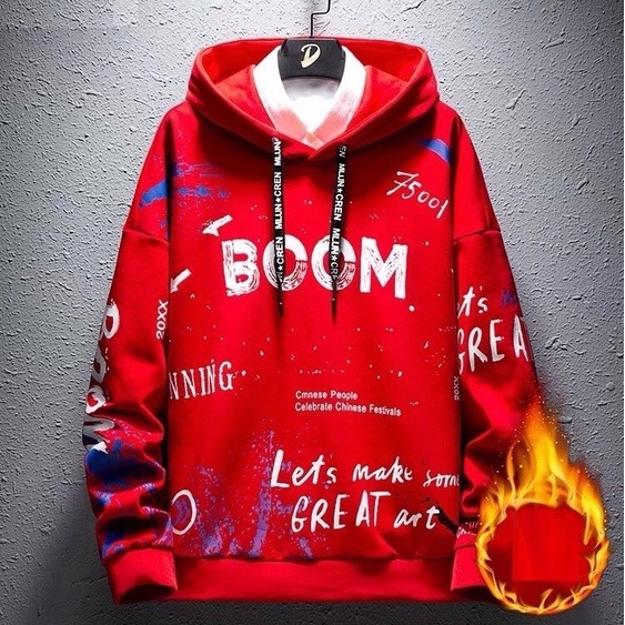 Áo hoodie nam  Chơi noel freesize dưới 65kg giá cực rẻ AO HOODIE