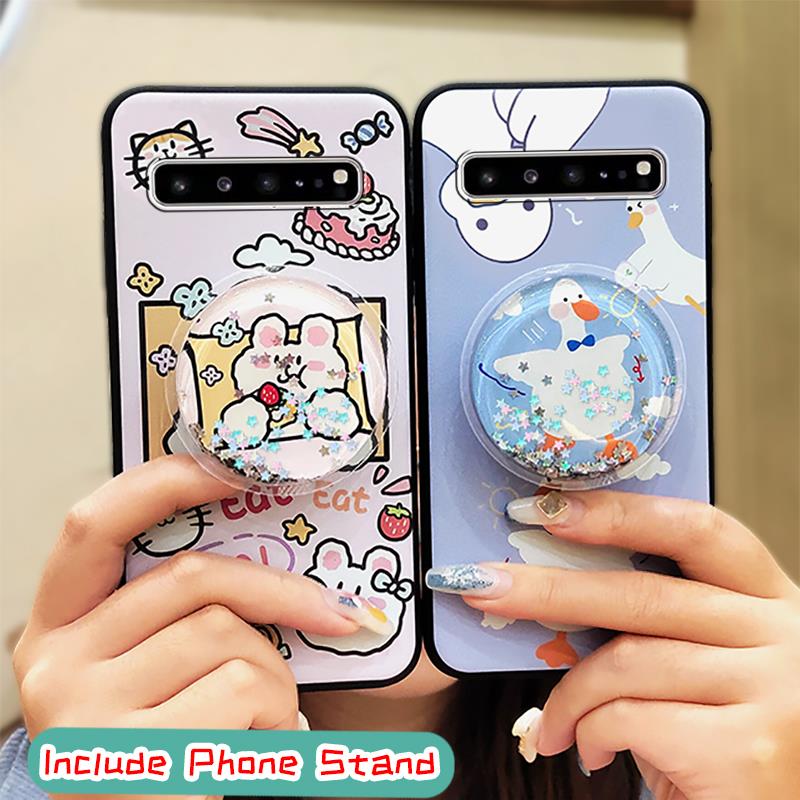 GLISTEN Ốp Lưng Silicone Chống Bụi Cho Samsung Galaxy S10 5g / Sm-G977N