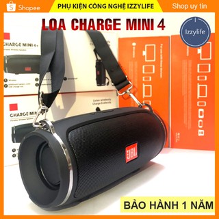 [SÀNH ĐIỆU] Loa Bluetooth Mini 4, loa Charge Mini 4 cao cấp 2021, âm thanh sống động, pin trâu, dây đeo phong cách