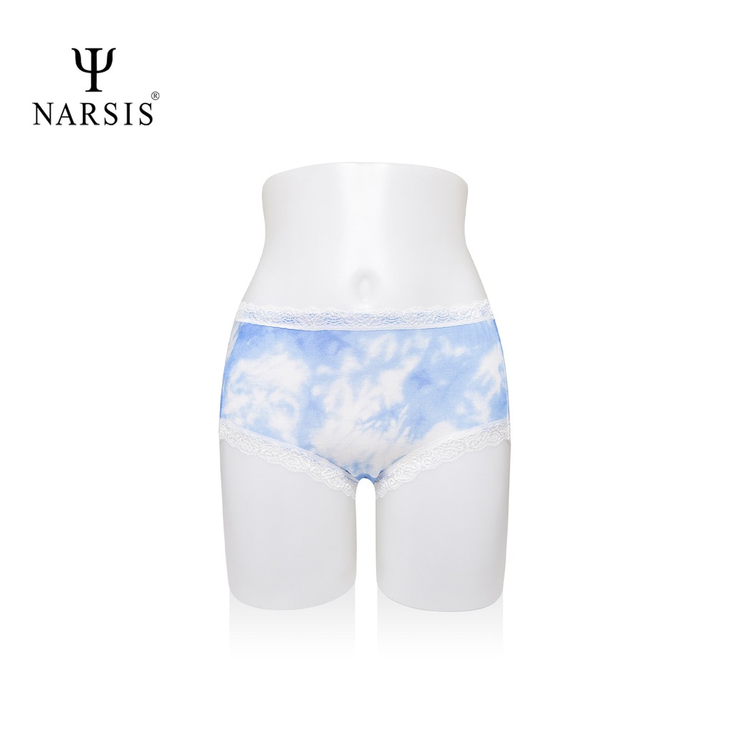 Quần lót nữ Narsis K0022 hoa màu xanh trắng