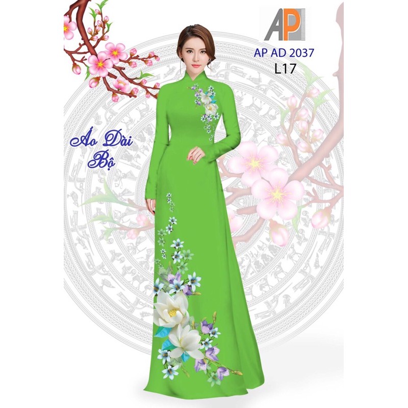 Vải áo dài Hoa sen