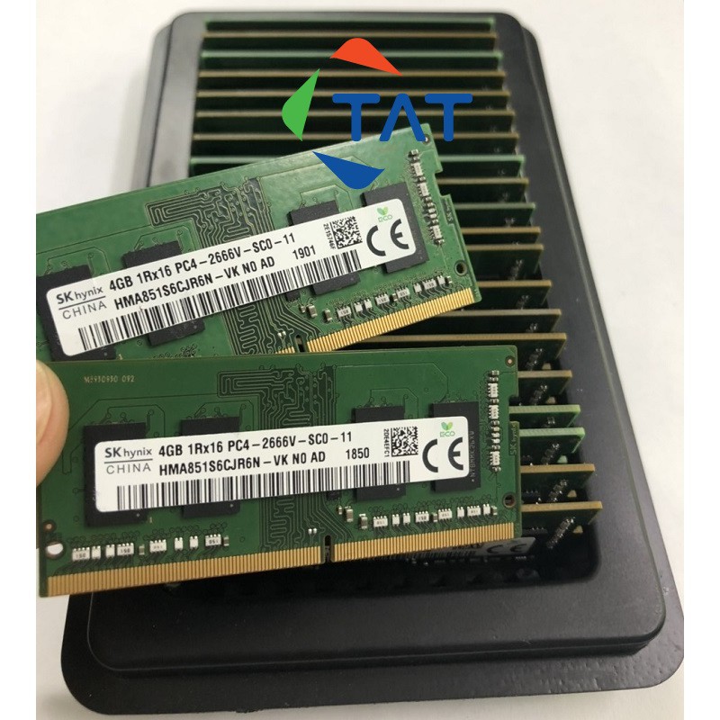 RAM DDR4 4GB Samsung Hynix Micron Bus 2666MHz 1.2V PC4-2666 Dùng Cho Laptop MacBook Chính Hãng Bảo Hành 36 Tháng 1 Đổi 1