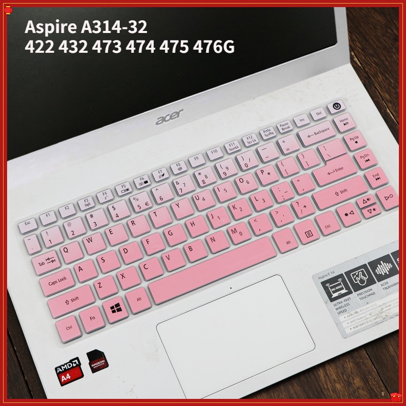 Miếng Silicon Bảo Vệ Bàn Phím Laptop Acer Aspire A314-32 Aspire E14 E1 E5 Es 14 P249 14 "14" Cho 422 432 473 474 475 476 Flim