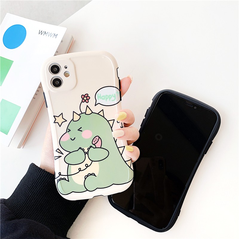 Ốp lưng iphone Couple Dino IMD viền cong dày dặn 5/5s/6/6plus/6s/6splus/7/7plus/8/8plus/x/xs/11/12/pro/max/plus/promax | BigBuy360 - bigbuy360.vn