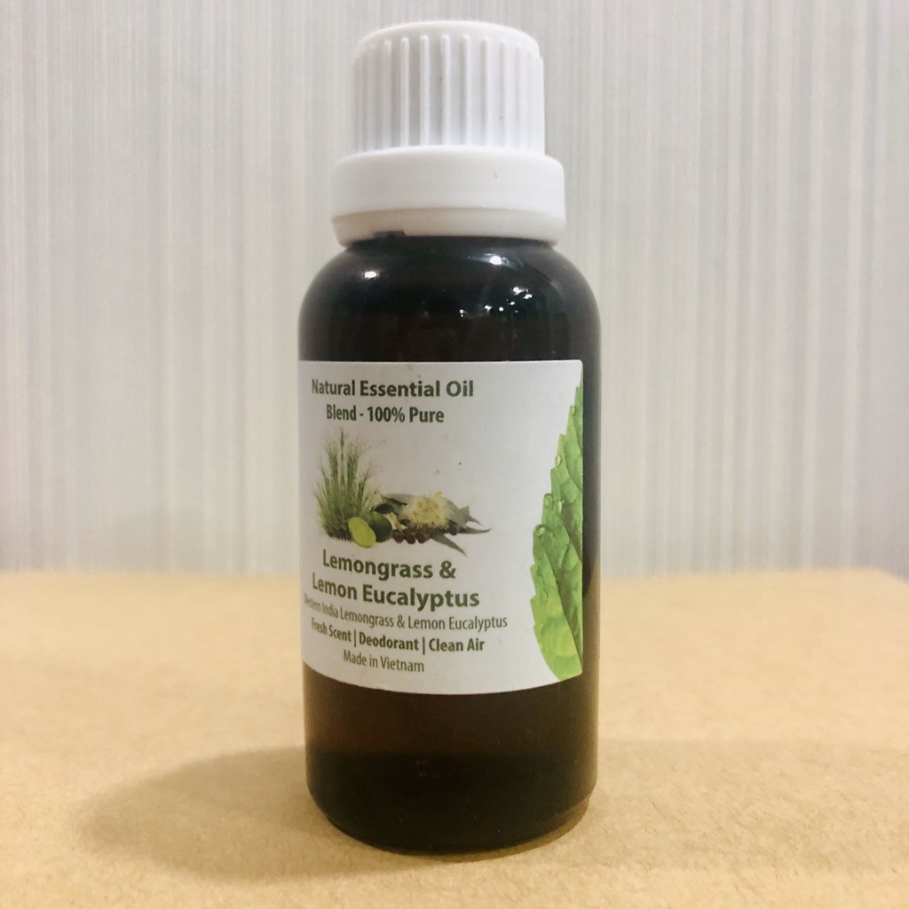 Tinh dầu xông thiên nhiên AROMA Sả chanh Bạch đàn chanh 10ml