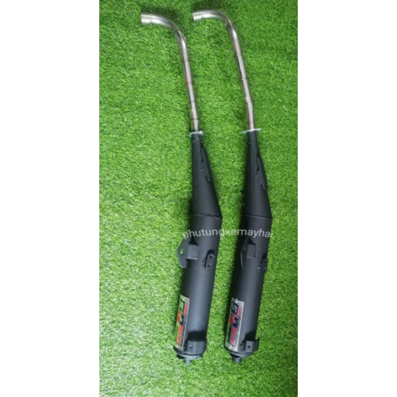 Pô exciter 135 giả zin tem uma đã chế cổ cho sirius Jupiter Taurus lắp như zin,pô êm tiếng zin và pô móc sẵn nỉ hơi