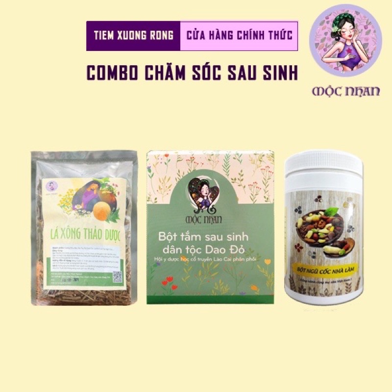 Lá xông toàn thân từ thảo dược, xông  sau sinh phục hồi sức khỏe, mùi thơm dễ chịu, MỘC NHAN