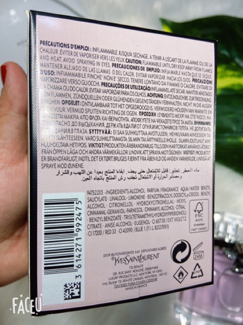 Nước hoa Mon Paris Yves Saint Laurent 100ML