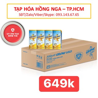 [ Giá Hủy Diệt ] Sữa bột pha sẵn hươu cao cổ Abbott Grow gold vani 180ml (mẫu mới) ( 1 thùng 48 hộp) chiều cao trí não