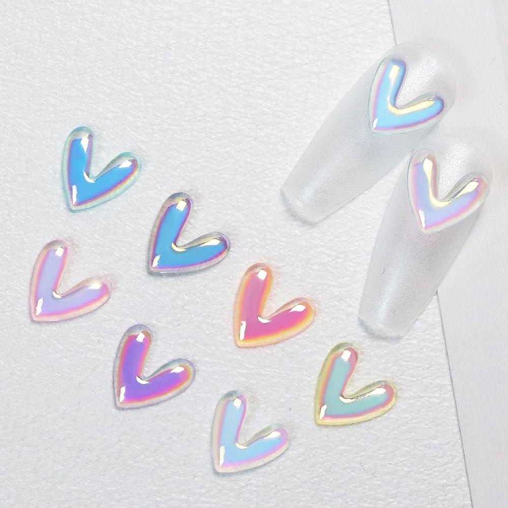 PATH Phụ Kiện Trang Trí Móng Nghệ Thuật Hình Trái Tim Cực Quang