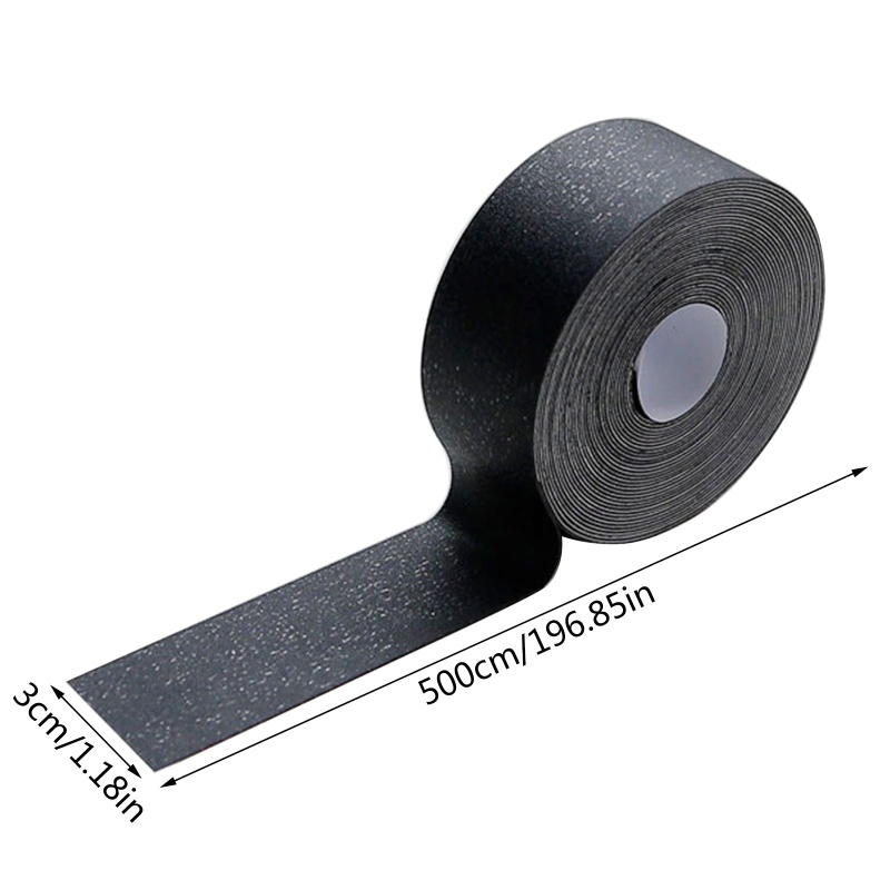 Cuộn Băng Keo PVC Màu Đen / Vàng / Bạc Dán Cầu Thang Chống Thấm Nước Trang Trí Nhà Cửa / Phòng Ngủ /