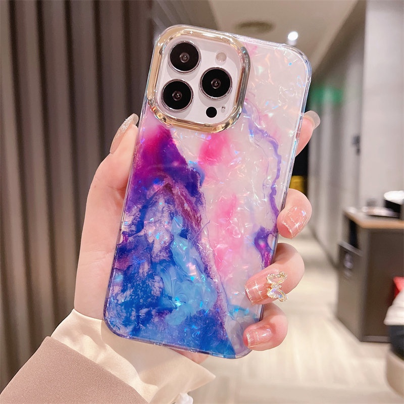 Ốp điện thoại TPU silicon mềm mặt đá hoa cương sang trọng thích hợp cho iPhone 13 Pro Max X Xr Xs 11 12 Pro Max