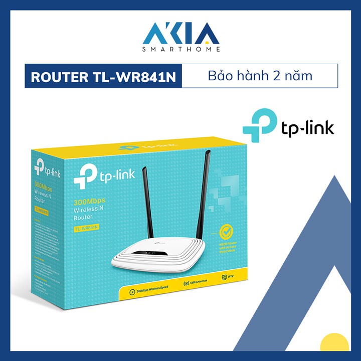 Bộ Phát Wifi Chuẩn N Tốc Độ 300Mbps TP-Link TL-WR841N - Hàng Chính Hãng