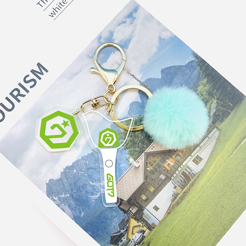 Móc Khóa Acrylic Hình Ngôi Sao Jjiuad BTS BLACKPINK EXO TWICE TNT