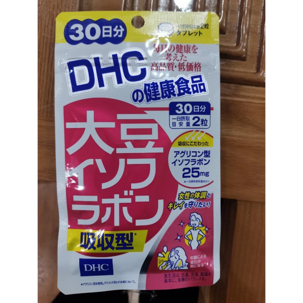 Viên uống mầm đậu nành DHC Soy Isoflavone Absorption Type Nhật Bản 20 ngày