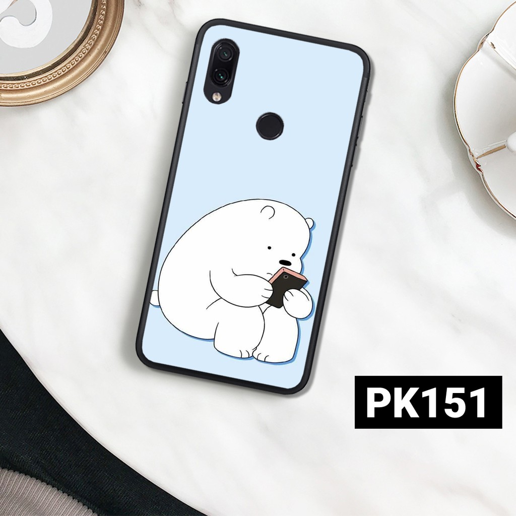 [Freeship từ 50k] ỐP LƯNG XIAOMI REDMI NOTE 7 IN HÌNH WE BARE BEARS -SIÊUBỀN-SIÊUĐẸP