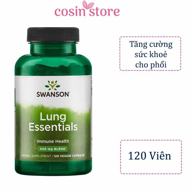 Viên Uống Bổ Phổi Lung Essentials Swanson 120 viên