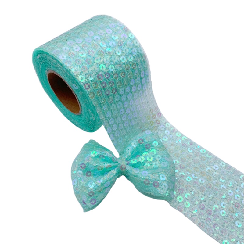 Cuộn Vải Tuyn Đính Kim Sa Lấp Lánh Dùng Làm Phông Nền Chụp Ảnh Cưới