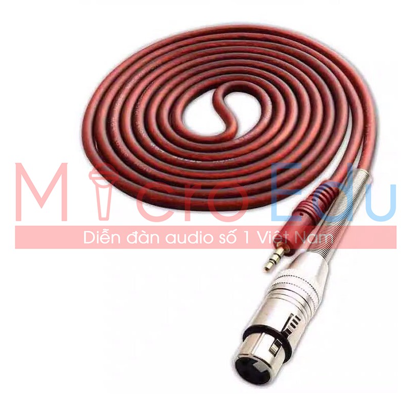 Dây cáp micro chống nhiễu XLR – 3.5mm loại xịn chuẩn