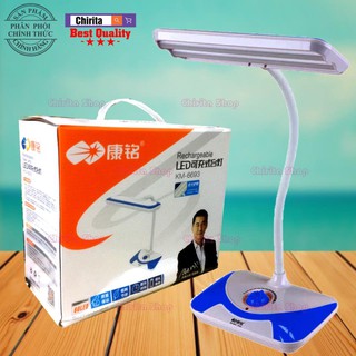 Đèn Led Chống Cận Để Bàn Học KM-6693 - Sạc Tích Điện Cao Cấp Để Bàn Làm Việc KM-6693