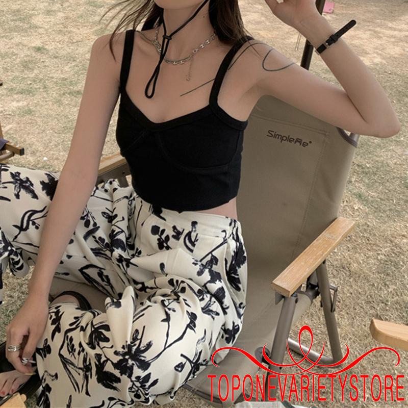 Áo Lửng Không Tay Cổ Chữ V Màu Trơn / Trắng / Đen / Vàng Cho Nữ | BigBuy360 - bigbuy360.vn