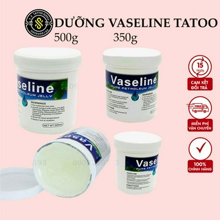 Hũ Vaseline Tattoo [Tặng quà + Freeship] 💝 VASELINE PURE PETROLEUM JELLY 350g 500g - Chất lượng tốt.