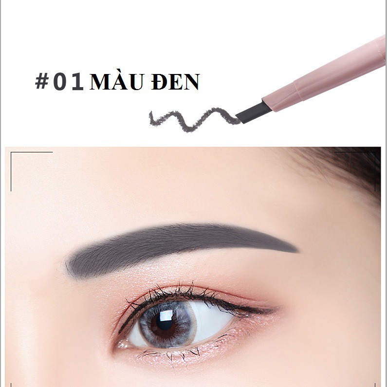 A9 Chì Kẻ Mày 2 Đầu Lameila No.752 Giúp Lông Mày Đẹp Tự Nhiên Bền Màu