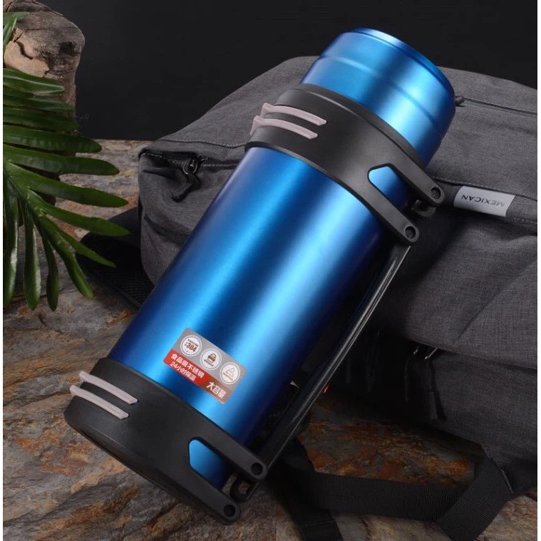 Bình giữ nhiệt lõi inox kèm quai xách cao cấp dung tích 2000ml