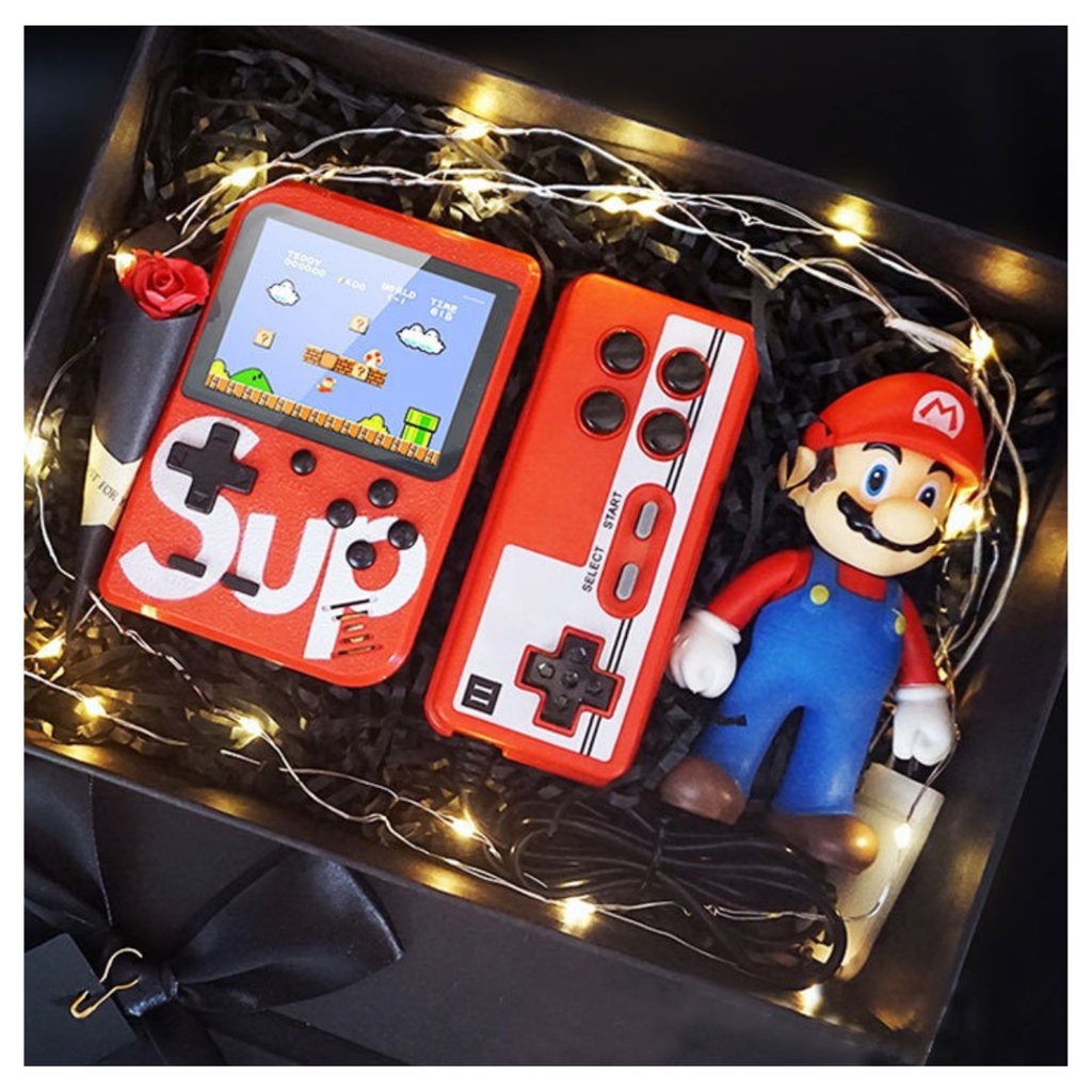 Máy Chơi Game Sup Có Tay Cầm 400 Trò In 1 Điện Tử 2 Người Cầm Tay Giá Rẻ Kết Nối Tivi Super Mario Gamer Cổ Điển Giá Rẻ