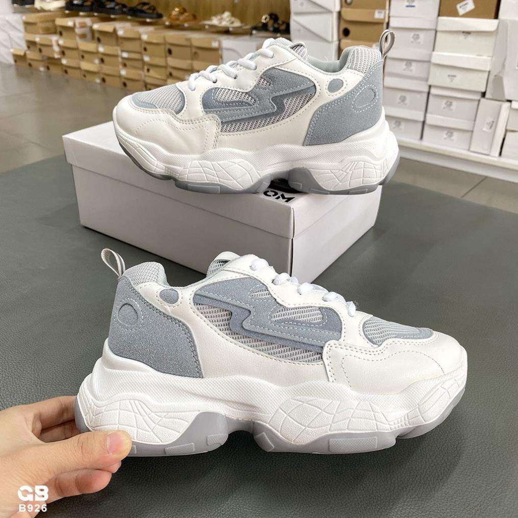 HoT Giày Thể Thao Nữ Độn Đế Giày BOM Sneaker Phản Quang Tăng Chiều Cao Êm Chân Thích Hợp Đi Làm, Học, Chơi giayBOM B926