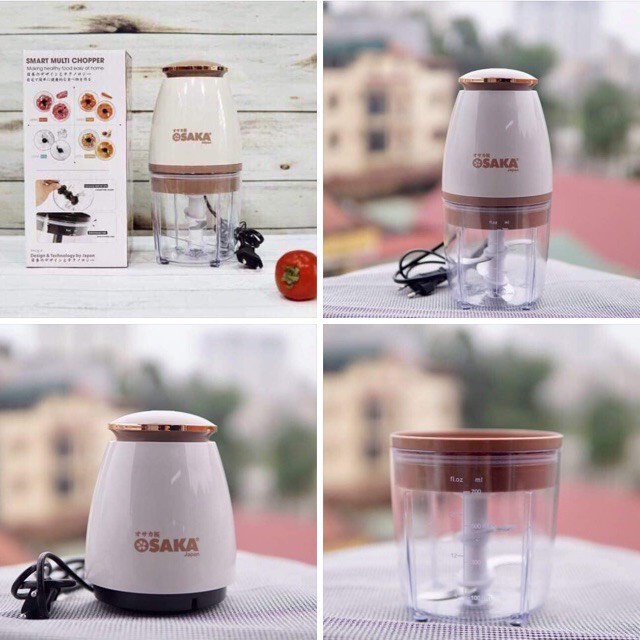 Máy Xay Đa Năng Osaka - Máy Xay Thịt, Xay Sinh Tố, Xay Đá Dung Tích 700ml