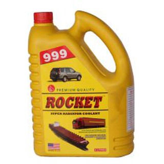 Nước làm mát cao cấp cho ô tô xe đầu kéo rocket 999 màu xanh 4l