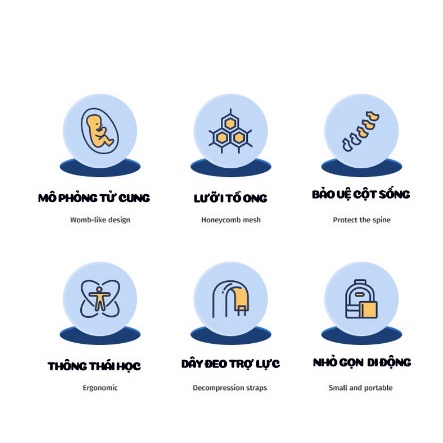 Đai địu cho em bé dạng lưới siêu thoáng khí, đa dạng tư thế, thiết kế trợ lực chống mỏi, gấp gọn gàng tiện lợi