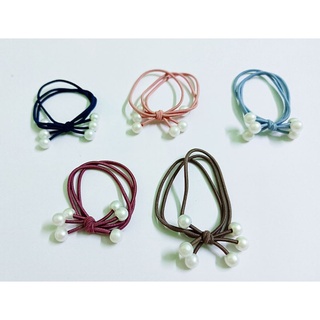 Set 2 Dây buộc tóc 3 sợi đính hạt